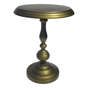 Pearson Metal Accent Table - Antique Brass