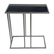 Serena End Table - Black Marble - Industrial
