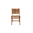 Banana Weave Dining Chair - Set of 2 - Caramel