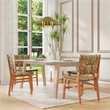 Banana Weave Dining Chair - Set of 2 - Caramel