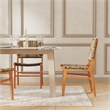 Banana Weave Dining Chair - Set of 2 - Caramel