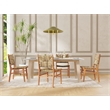 Banana Weave Dining Chair - Set of 2 - Caramel