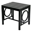 Grammercy Outdoor Side Table - Black