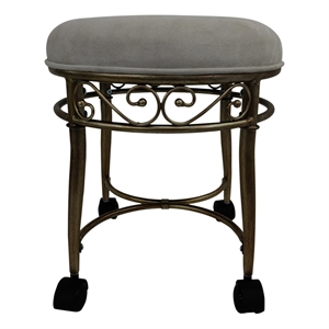 Victorian Vanity Stool - Bronze