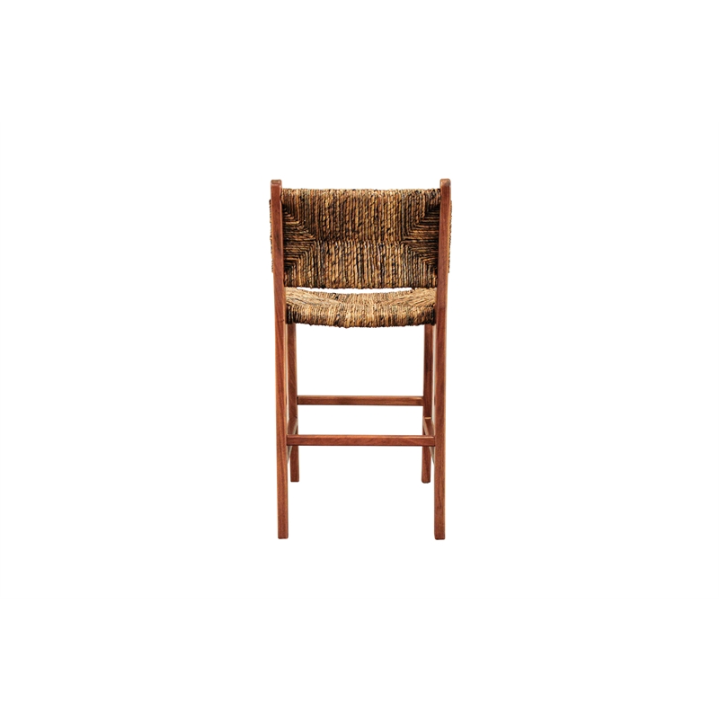 Banana Weave Barstool - Set of 2 - Caramel