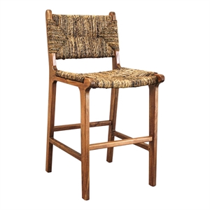 Banana Weave Barstool - Set of 2 - Caramel
