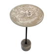 Carolina Solace Pedestal Table in Antique Copper