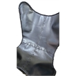 Carolina Monroe Butterfly Chair in Black Frame in Black Stitched Leather