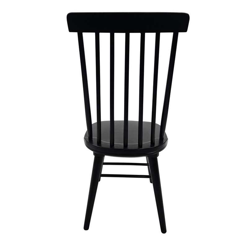 Carolina Eton Spindle Back Dining Chair in Antique Black