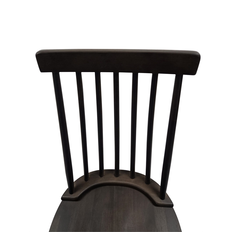 Carolina Eton Spindle Back Dining Chair in Espresso