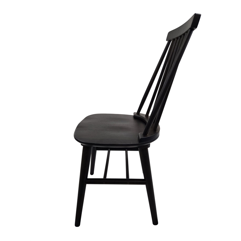 Carolina Eton Spindle Back Dining Chair in Espresso