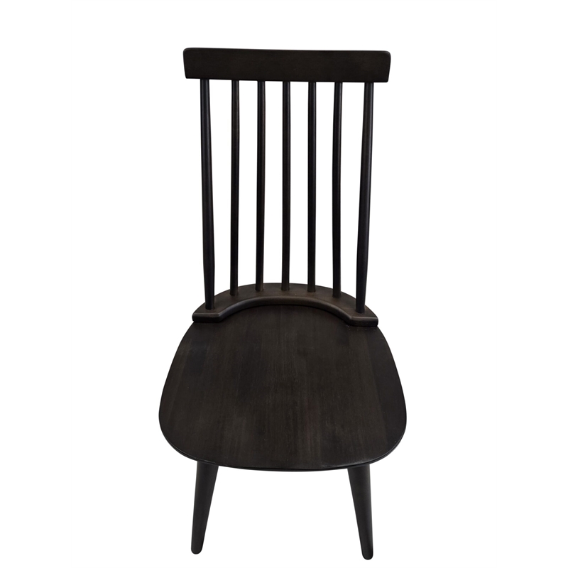 Carolina Eton Spindle Back Dining Chair in Espresso