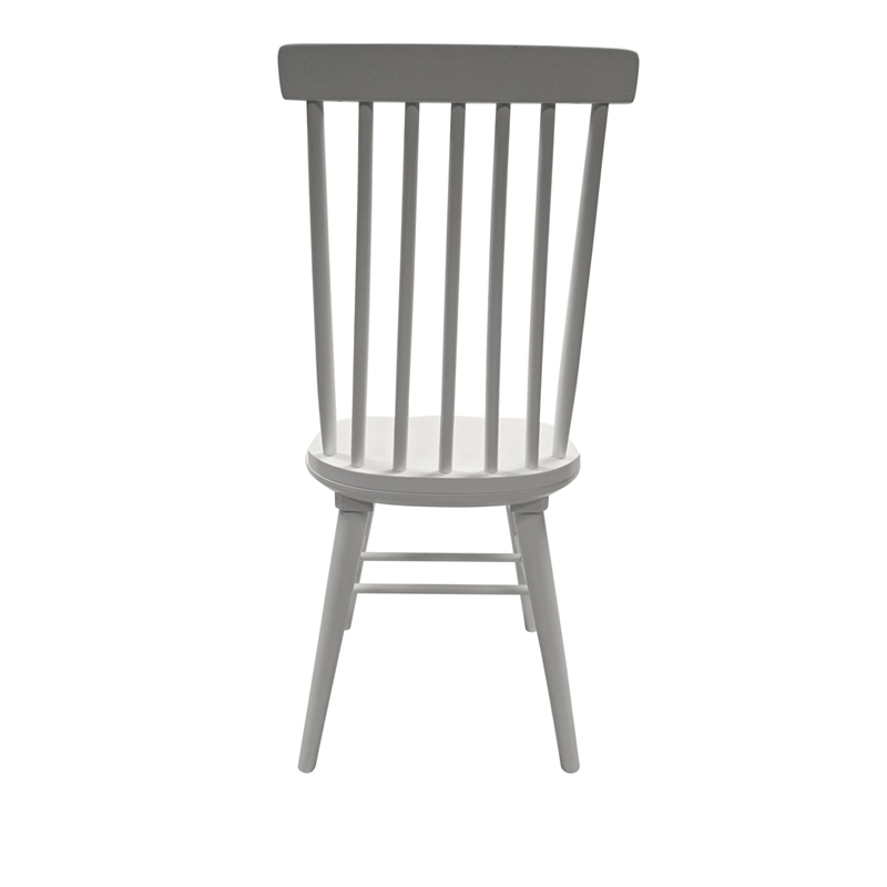 Carolina Eton Spindle Back Dining Chair in Pure White
