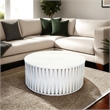 Carolina Hatteras Woven Coffee Table in Whitewash