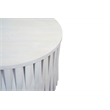 Carolina Hatteras Woven Coffee Table in Whitewash