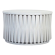 Carolina Hatteras Woven Coffee Table in Whitewash