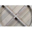 Carolina Hatteras Woven Coffee Table in Whitewash