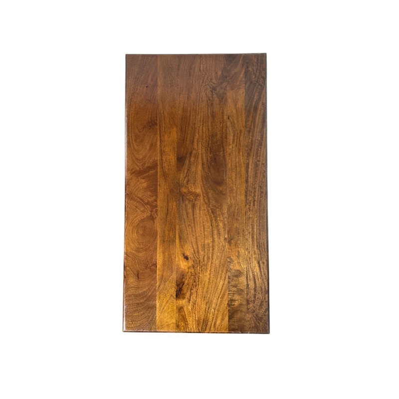 Carolina Chesterfield Wood & Cane Coffee Table in Natural