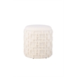 Carolina Handwoven Morpheus Solid Fabric Storage Ottoman
