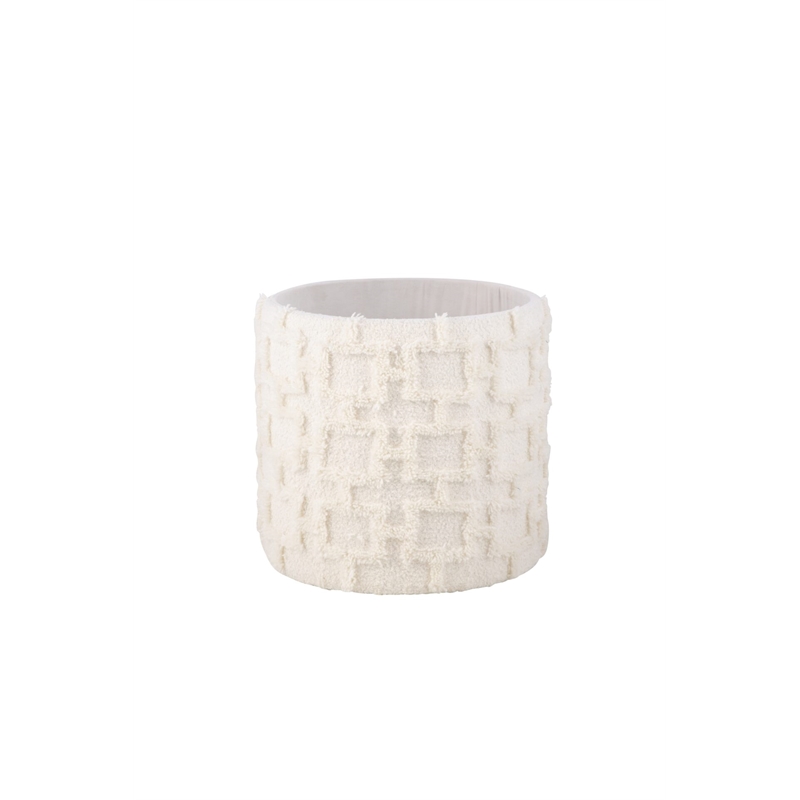 Carolina Handwoven Morpheus Solid Fabric Storage Ottoman