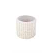 Carolina Handwoven Morpheus Solid Fabric Storage Ottoman