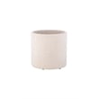 Carolina Handwoven Hermes Solid Fabric Storage Ottoman