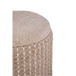 Carolina Handwoven Plutus Tuape Waffle Storage Ottoman