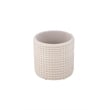 Carolina Handwoven Chronos Waffle Cream Storage Ottoman