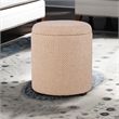 Carolina Handwoven Apollo Jute Check Storage Ottoman