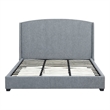 Carolina Monterey Upholstered King Bed Frame in Gray