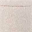 Carolina Handwoven Hestia Round Wood Base Storage Ottoman