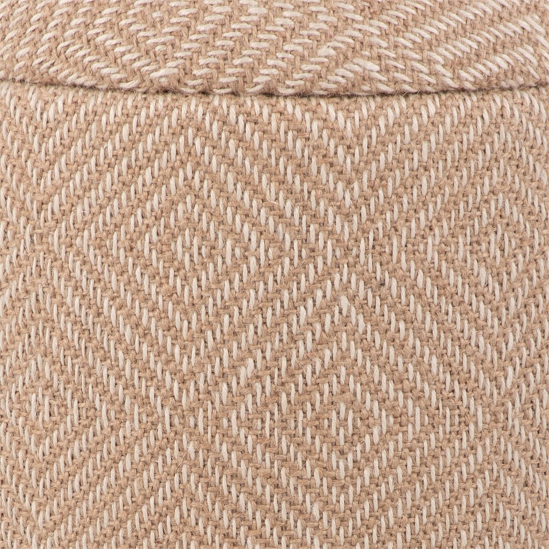 Carolina Handwoven Hesperus Diamond Juste Storage Ottoman