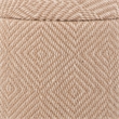 Carolina Handwoven Hesperus Diamond Juste Storage Ottoman