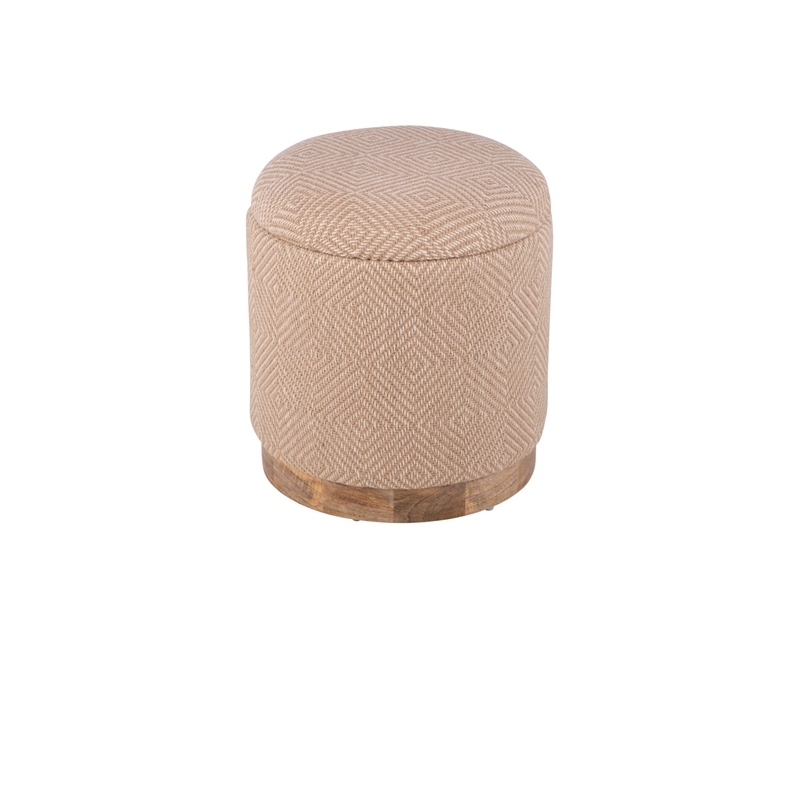 Carolina Handwoven Hesperus Diamond Juste Storage Ottoman