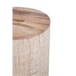 Carolina Handwoven Nereus Wood Top Storage Ottoman