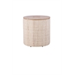 Carolina Handwoven Nereus Wood Top Storage Ottoman