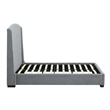 Carolina Monterey Upholstered Queen Bed Frame in Gray