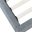 Carolina Monterey Upholstered Queen Bed Frame in Gray