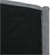 Carolina Monterey Upholstered Queen Bed Frame in Gray