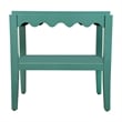 Carolina Chair & Table Rectangular Mango Wood Side Table in Seagrass Green
