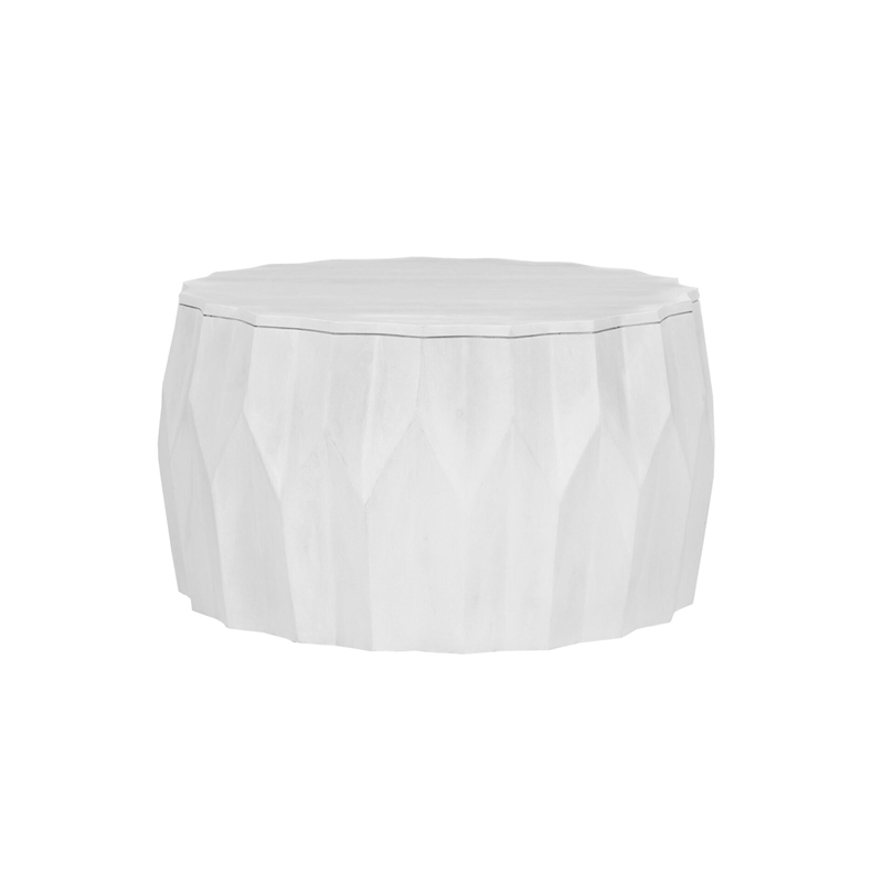 Carolina Chair & Table Lina Coffee Table in Whitewash