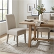 Carolina Upholstered Dining Chair in Grey (Set of 2)
