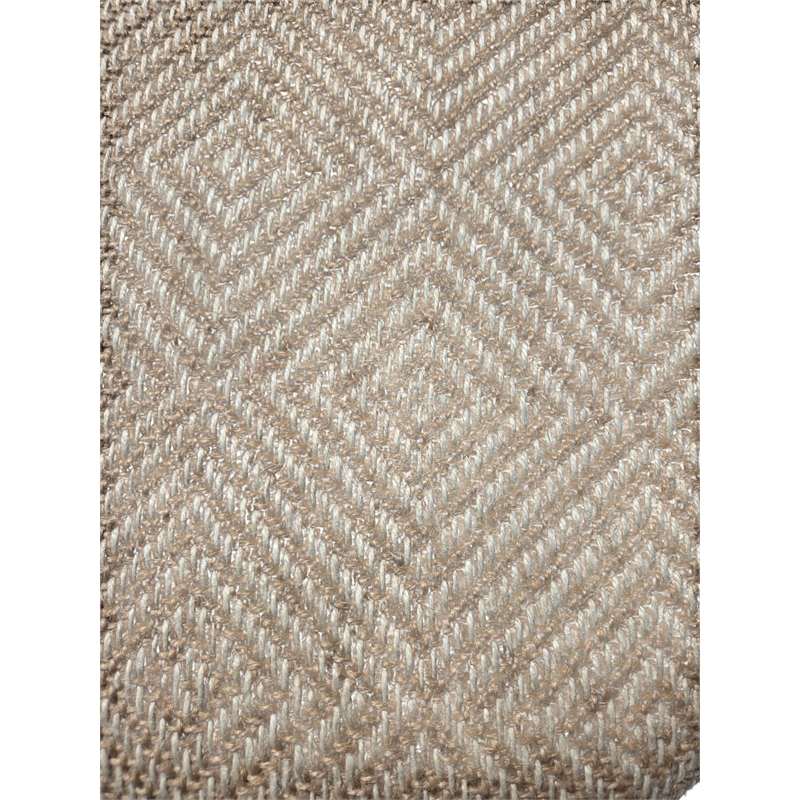 Carolina Chair & Table Round Handwoven Fabric Storage Ottoman in Natural