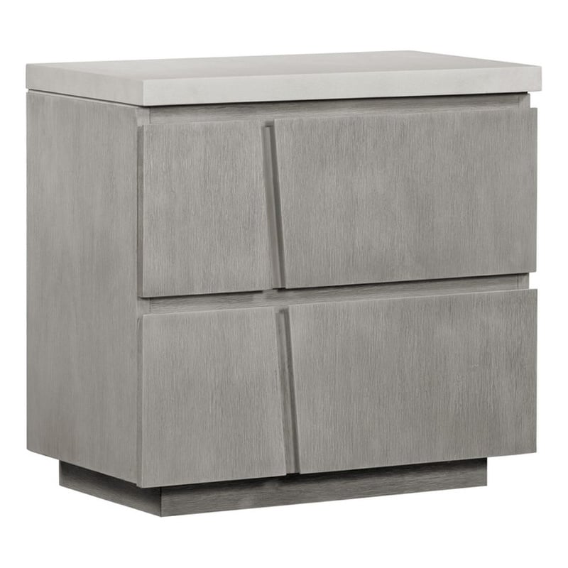 Carolina Chair & Table Largo Accent Table with Concrete Top in Gray