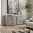 Carolina Chair & Table Largo Sideboard in Gray Concrete and Acacia