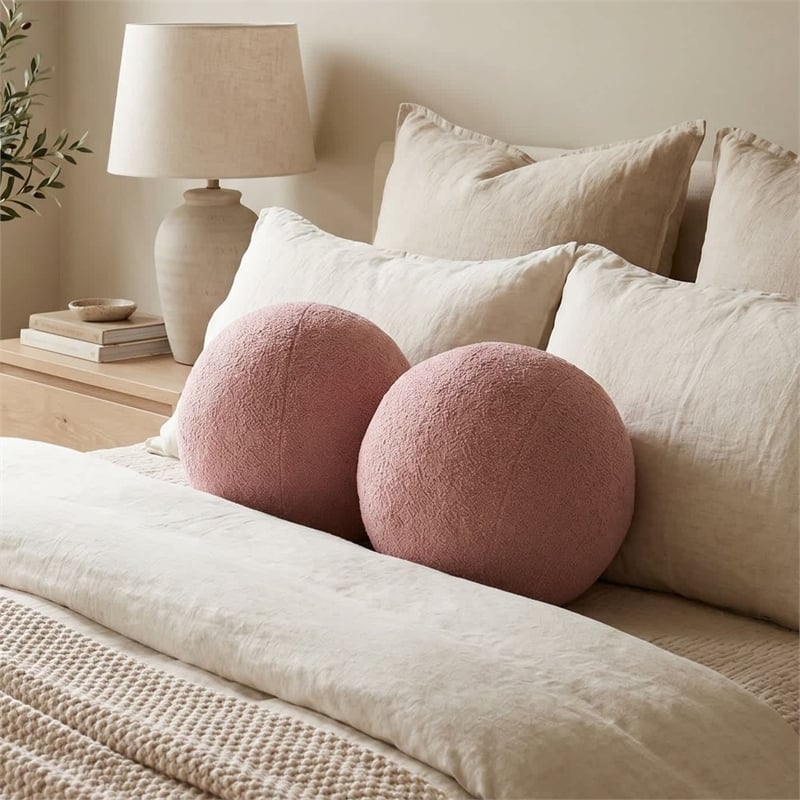 Carolina Chair & Table Lille Decor Pillow in Blush (Set of 2)