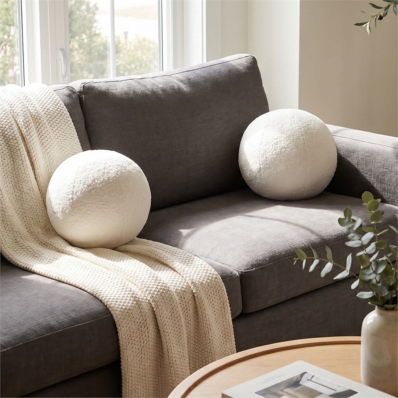 Carolina Chair & Table Lille Decor Pillow in Ivory (Set of 2)