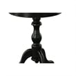 Carolina Classic Leeann Pedestal Accent Table in Black