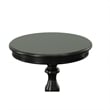 Carolina Classic Leeann Pedestal Accent Table in Black