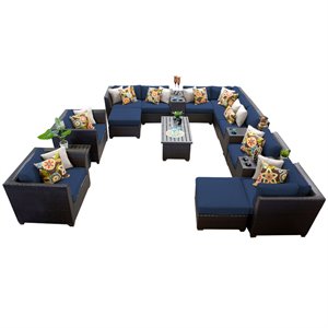 tkc barbados 17 piece patio wicker sofa set a
